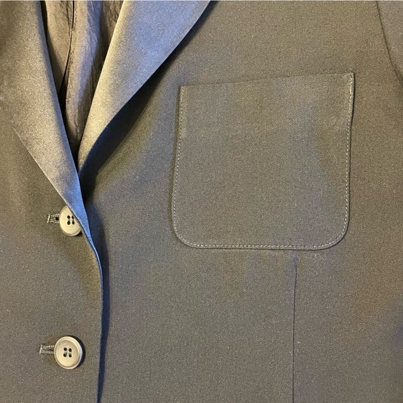 GAP Silk and Wool Black Blazer - Picture 7 of 12